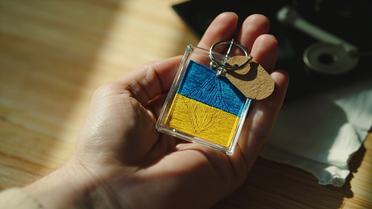 брелок українською