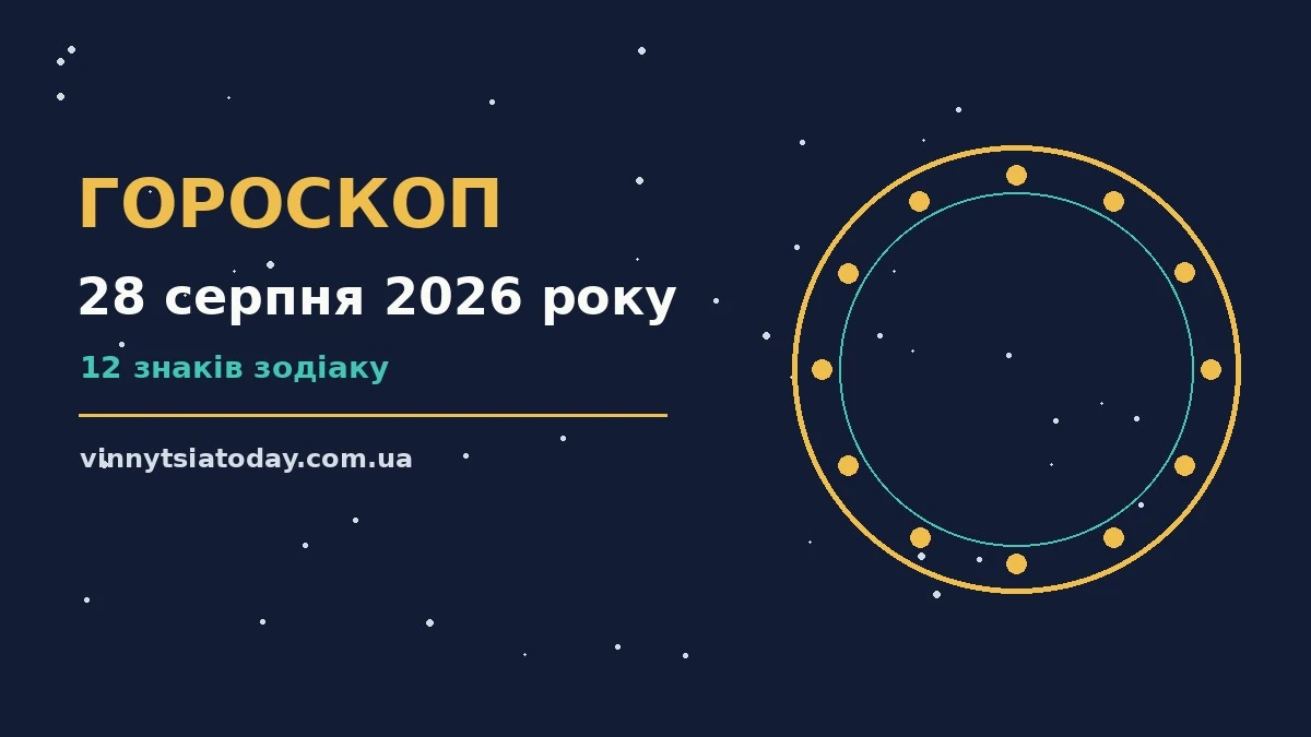 Гороскоп на 28 серпня 2026 року: ритм дня для 12 знаків для планів і важливих справ