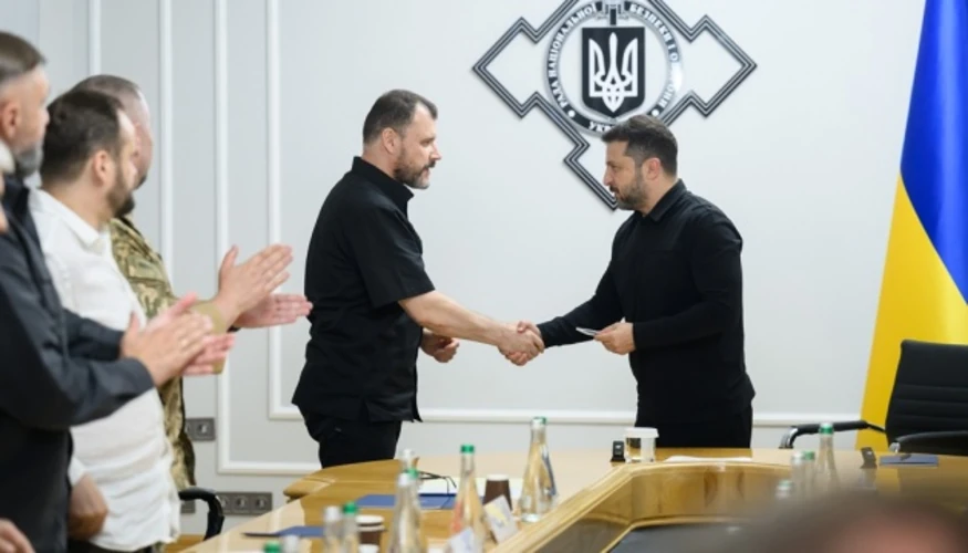 Володимир Зеленський представляє Ігоря Клименка як секретаря Ради національної безпеки і оборони