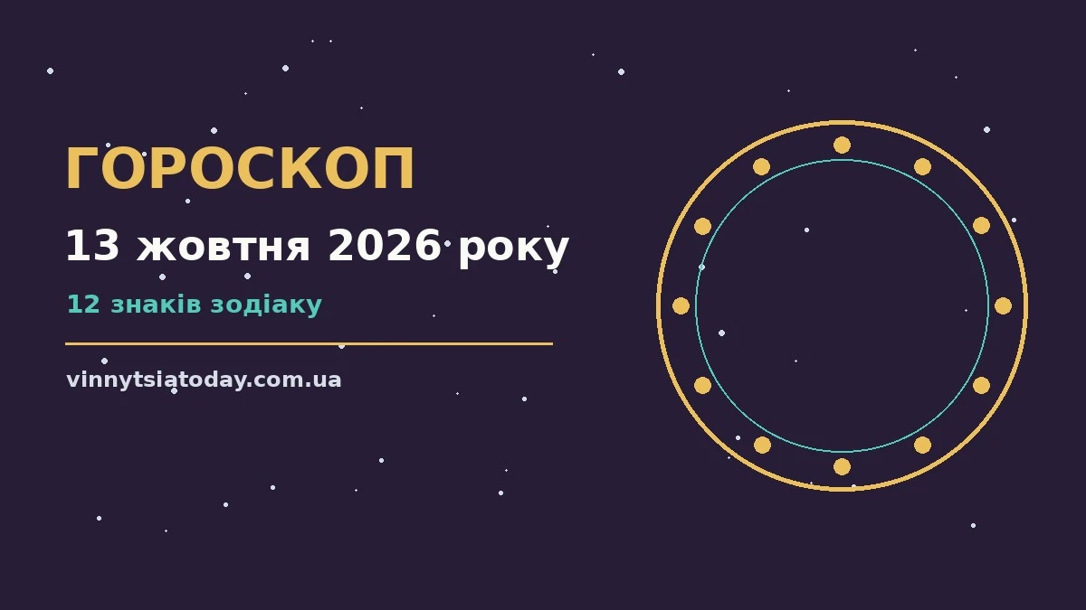 Гороскоп на 13 жовтня 2026 року: ритм дня для 12 знаків для планів і важливих справ